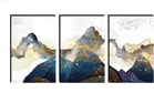 MDF 3 Pcs Designer Wall Painting for Home & Office 