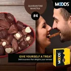 मून्ड्स चॉकलेट फ्लेवर डॉटेड कॉन्डम, 3 शीट्स