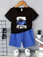 Hosiery Cotton Clothing Set for Boys 
