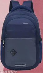 Nylon Backpack for Men & Women, Blue