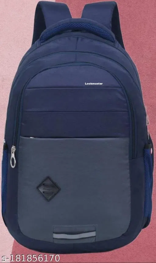 Nylon Backpack for Men & Women, Blue