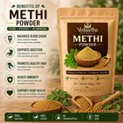 वेदार्थ 100% ऑर्गेनिक मेथी पाउडर बालों के विकास के लिए, 100 g