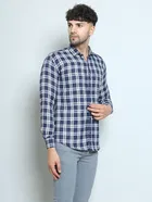 Full Sleeves Checked Shirt for Men 