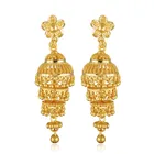 Alloy Gold Plated Earrings for Women (Gold, Set of 1)