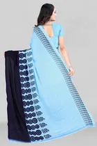 Georgette Printed Saree for Women 
