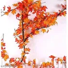 Polyester Artificial Hanging Maple Leave Bail 