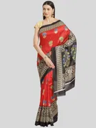 Art Silk Printed Saree for Women 