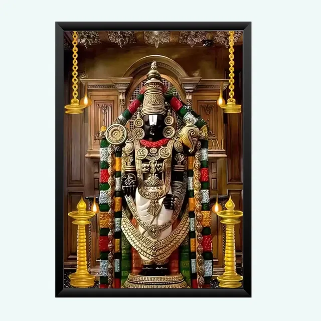 Polyester Photo Frame (Black, 5x7 inches)