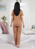 Satin Nightsuit for Women 
