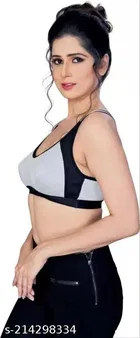 Solid Cotton Blend Everyday Bra for Women, Pack of 3 
