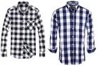 Full Sleeves Checkered Shirt for Men 