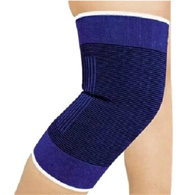 Polyester Solid Knee Sleeves for Women (Blue, Set of 1)