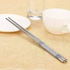Stainless Steel Non-Slip Reusable Durable and Lightweight Chopsticks 