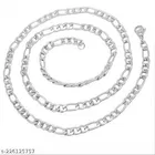 Silver Plated Alloy Men's Chains,Silver