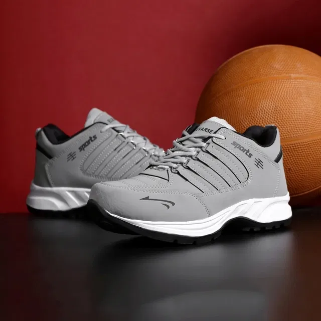 Casual Shoes for Men (Grey, 10)