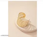 Gold-Plated Anti Tarnish Bangle-Style, Cuff Bracelet For Women And Girls