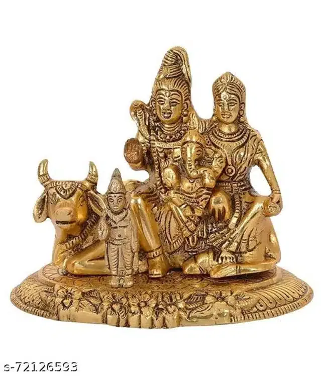 Metal Shiv Parivar Idol (Bronze)