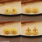 South Indian Temple Style Gold Look Stud Earrings