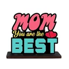Khatu Crafts Mom You are the Best 7x7x2inch