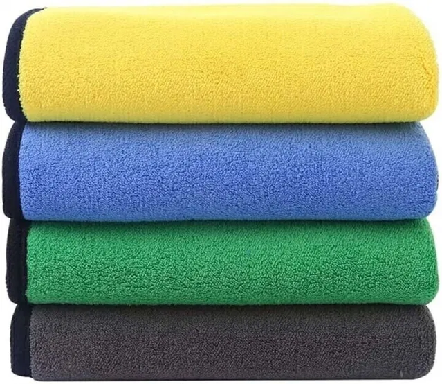 Neekshaa Microfiber Towel (Multicolor, 40x40 cm, Pack of 4)
