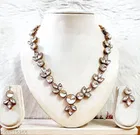 Alloy Necklace with Earrings for Women 