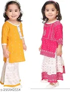 Rayon Kurta Set for Girls 
