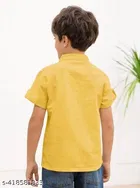 Solid Cotton Blend Kurta Set for Boys 