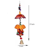 KC Arts Ganesha Wood Windchime 27 inches Pack of 2