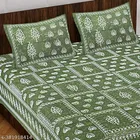 Cotton Queen Bedsheet with 2 Pillow Cover 