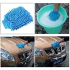 Super Soft Ultra-Absorbent | Multipurpose Vehicle Home Cleaning Gloves Dual Side Scratch Free Bike & Car Cleaning Accessories | Wet or Dry Use