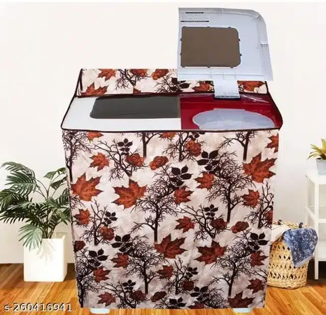 Cloth Washing Machine Cover (Multicolor)