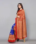 Women's Printed Saree with Blouse Piece 