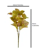 Green Gallery Artificial Yellow Camellia Flower Bunch 32x22cm