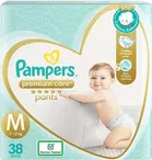 Pampers Premium Care Pants Diapers, Medium, (Pack Of 38)