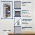 Metal 6 Layer Collapsible Multipurpose Rack 