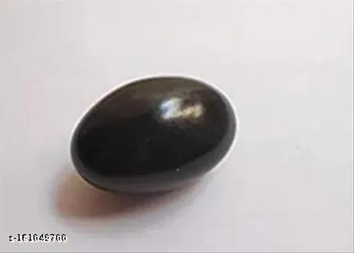 Shaligram Stone of Vishnu/Tulsi Mata Tree (Black, Pack of 1)