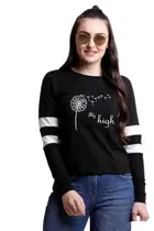 Round Neck Printed T-Shirt for Women & Girls 