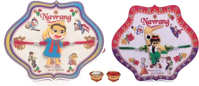 Plastic Modi & Ben Ten Eraser Rakhi for Kids (Multicolor, Pack of 1)