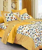 Cotton Queen Bedsheet with 2 Pillow Cover 