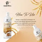 Glowrima 100% Cold Pressed Wheat Germ Oil With Anti Ageing Properties & Strengthening The Hair 