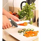 K Kudos Clever Cutter Premium Quality Stainless Steel 2-in-1 Vegetable and Fruit Chopper 