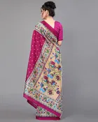 Art Silk  Printed Saree for Women 