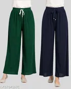 Comfortable Palazzos for Women, Pack of 2 