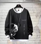 Round Neck Printed Sweatshirt for Men 