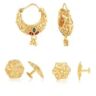 Alloy Gold Plated Earrings for Women 