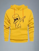 Fleece Printed Hoodie for Men 