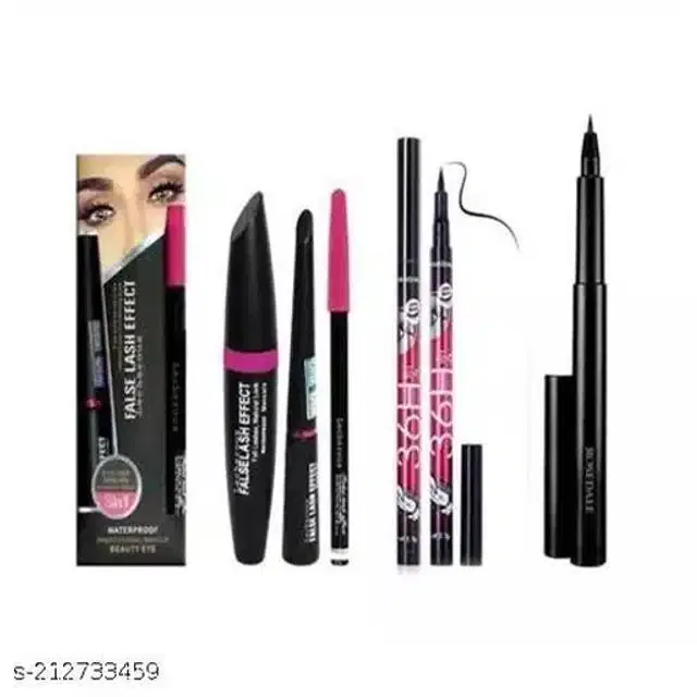 3 in1 Eye Makeup Combo & Sketch Liner with Kajal (Set of 3)