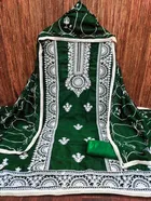 Vichitra Silk Unstitched Dress Material for Women 