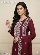 Chanderi Cotton Punjabi/All Over Suits for Women 