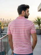 Striped Polo T-shirt for Men 